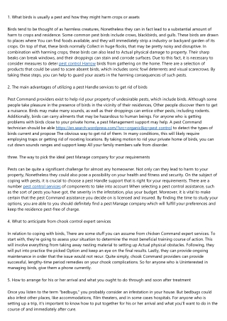 A Beginner's Guide to pest control