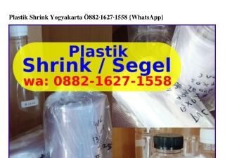 Plastik Shrink Yogyakarta
