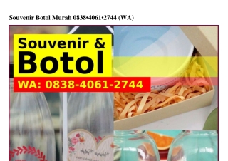 Souvenir Botol Murah Ô8౩8•ԿÔᏮI•ᒿ7ԿԿ(WA)