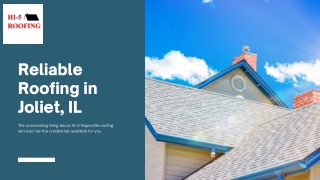 Reliable Roofing in Joliet, IL - HI-5 Roofing