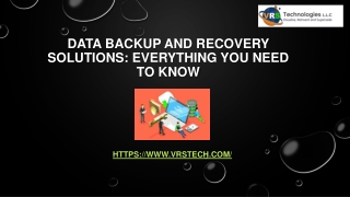 Data Backup and Recovery Solutions Everything You Need To Know