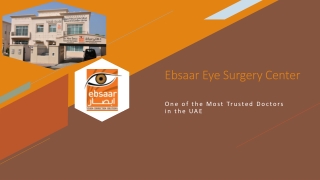 Ophthalmology in Dubai