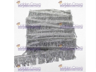 Silver Thread Mylar Fringe