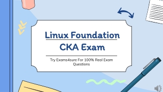 Prepare Your Linux Foundation CKA Exam Dumps 2022