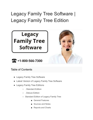 Legacy Family Tree Software & Their Editions - Genealogist Help