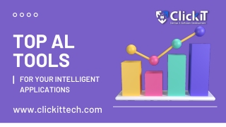 The Best Artificial Intelligence Software Development Tools - Click IT