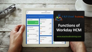 Functions of Workday HCM