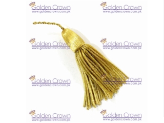 Antique French Gold Metallic Bullion Tassel