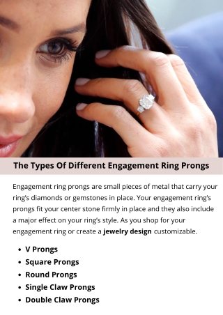 The Differences Between Engagement Ring