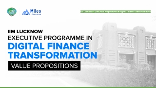 Value Proposition of the DFT Program