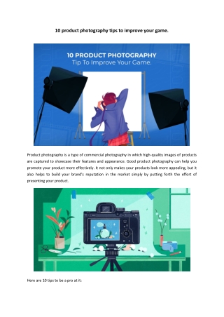 10 product photography tips to improve your game - Griffin Pictures