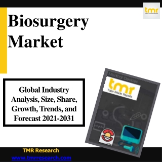 Biosurgery Market Analytical Overview and Size(Value and Volume) by 2031