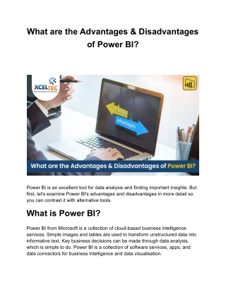 What are the Advantages & Disadvantages of Power BI_