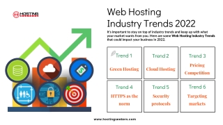 Web Hosting Trends 2022