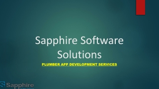 Plumber App Development Services | Plumber App Development Company