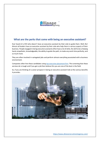 Top Executive Placement Firms