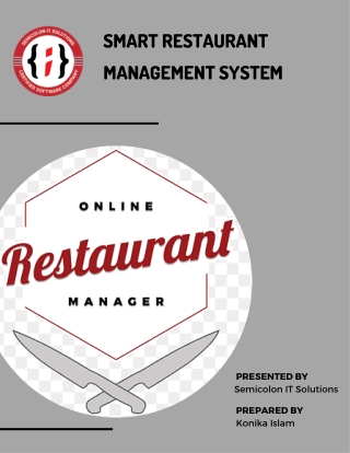 Smart Restaurant Management System Software with POS by Semicolon IT