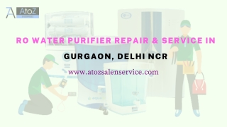 RO Water Purifier Sale & Service Center in Gurgaon, Delhi NCR