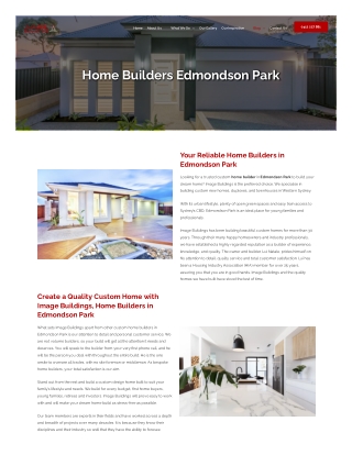 Home Builders Edmondson Park
