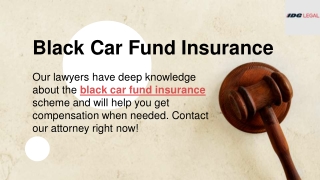 Black Car Fund Insurance