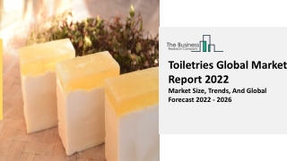 Toiletries Market Overview, Demand Factors, Industry Analysis Report 2022-2031