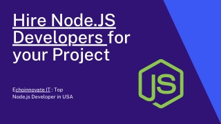 Hire Node.JS Developer for your Project