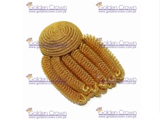 Caterpillar Fringe Tassel Bullion Fringe Tassels Gold Caterpillar Tassels