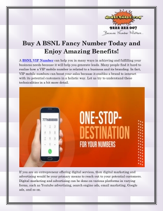 BSNL VIP Number