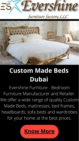 Custom Made Beds Dubai