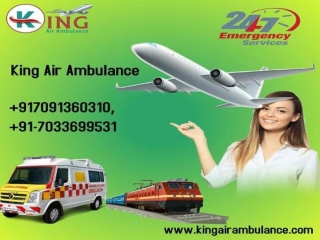 Hire World-Class Air Ambulance Service in Guwahati by King