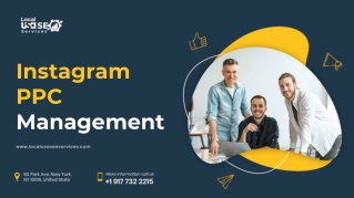 Instagram PPC Management - Local USA SEO Services