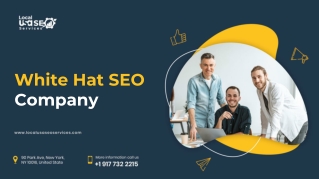 White Hat SEO Company - Local USA SEO Services