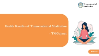 Health Benefits of Transcendental Meditation