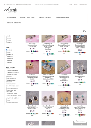 Sterling Silver Gold Plated Jewellry, Earrings, Rings Wholesaler | Akrati Jewels