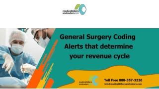 General Surgery Billing Alerts that determine your Revenue Cycle