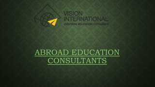 Abroad Education Consultants