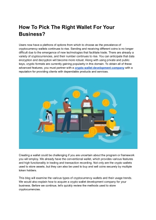 How To Pick The Right Types Of Wallet For Your Business
