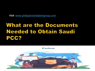 What are the Documents Needed to Obtain Saudi