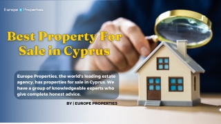 Property For Sale In Cyprus | Europe Properties