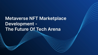 Metaverse NFT Marketplace Development