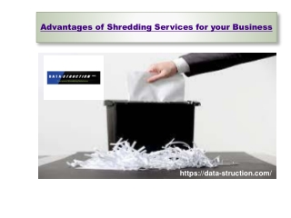 Advantages of Shredding Services for your Business