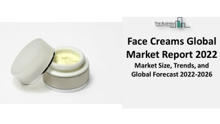 Face Creams Market Share, By Type,  Application, Growth And Global Forecast 2031