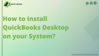 Best Method Install QuickBooks Desktop on your System