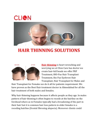 HAIR THINNING