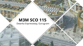 M3M SCO Plots Sector 115 Gurgaon | A Hub for Innovation