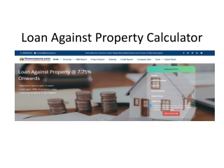 Loan Against Property Calculator