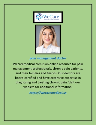 pain management doctor