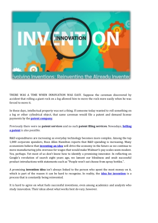 Evolving Inventions_ Reinventing the Already Invented