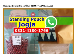 Standing Pouch Blutop O8౩I_4I8O_IᜪϬϬ[WA]