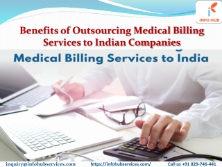 Benefits of Outsourcing Medical Billing Services to Indian Companies